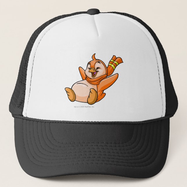 Bruce-Orange Truckerkappe (Vorderseite)