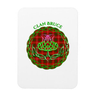 Bruce Scottish Tartan Celtic Thistle Magnet
