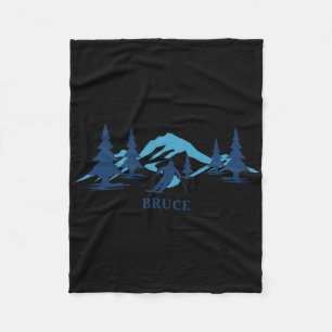 Bruce Ski Resort Skier Fleecedecke