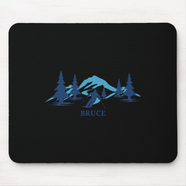 Bruce Ski Resort Skier Mousepad (Vorne)