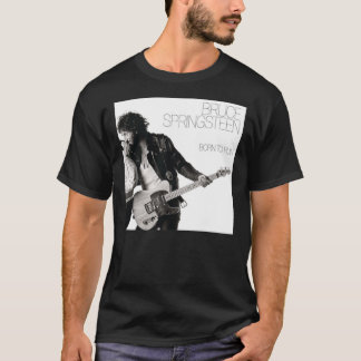 Brúcé Spríngstén ist Geboren, zweiseitiges Weiß zu T-Shirt