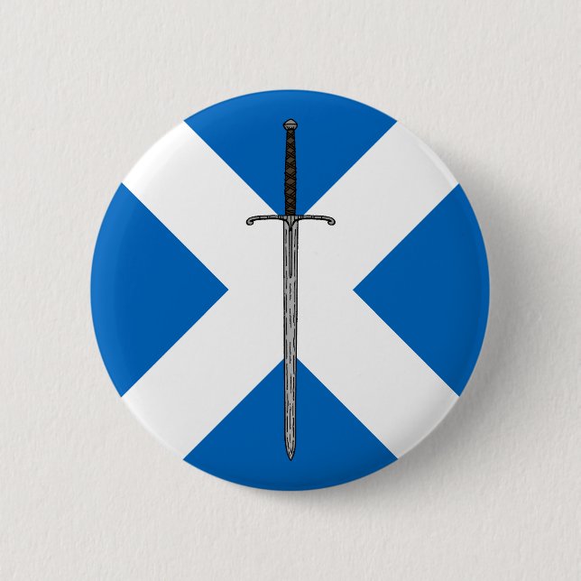 Bruce Sword auf Salreifen Button (Vorderseite)