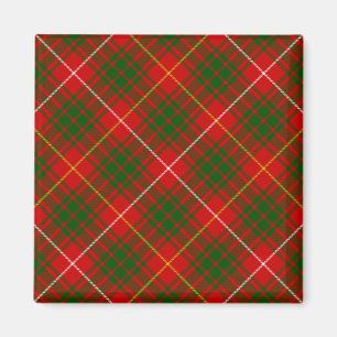 Bruce-Tartan rot grün kariert Magnet
