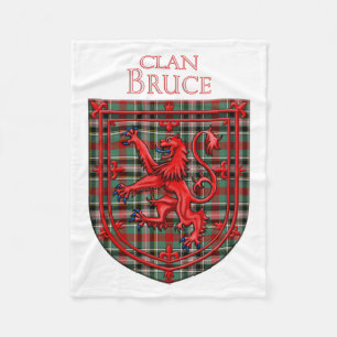 Bruce von Kinnaird Tartan Scottish Kariert Fleecedecke