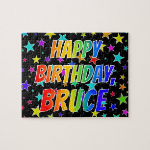 "BRUCE" Vorname, Spaß "GLÜCKLICHER BIRTHTAG"