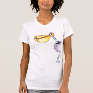 Bruch-freie Pelikan-Damen-zierliches T-Shirt