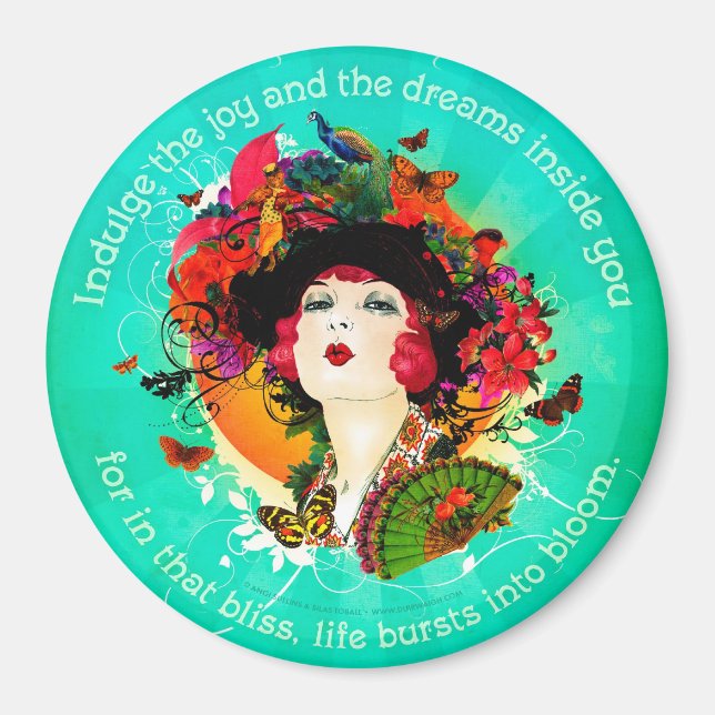 Bruch in Blüte Magnet (Vorne)