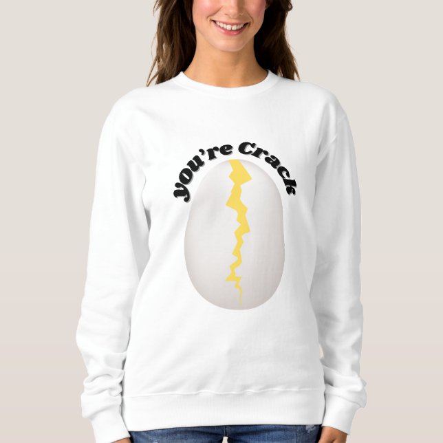Bruchbügel - minimale Grafik Sweatshirt (Vorderseite)
