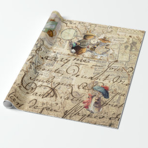 Bruchkaninchen (Sammlung2) Gewebepapier Geschenkpapier