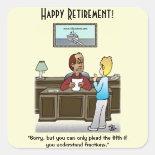 Bruchlinien Quadratischer Aufkleber