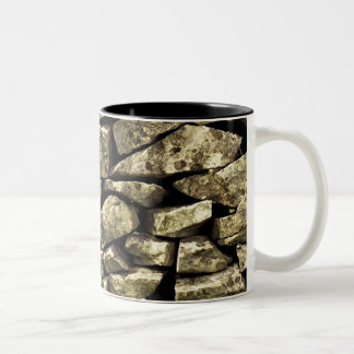 Bruchsteinwand Zweifarbige Tasse
