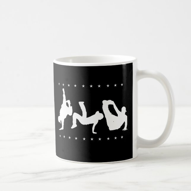 Bruchtanz Schwarzes Kaffeetasse (Rechts)