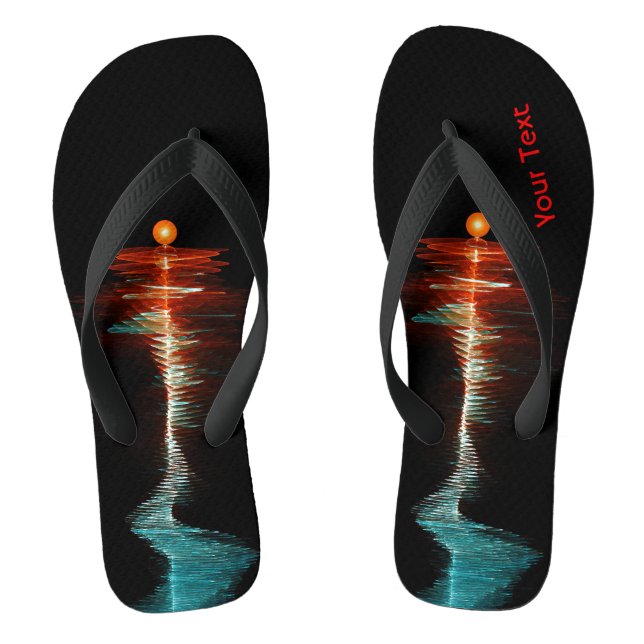 BruchwellenDualität Flip Flops (Fußbett)