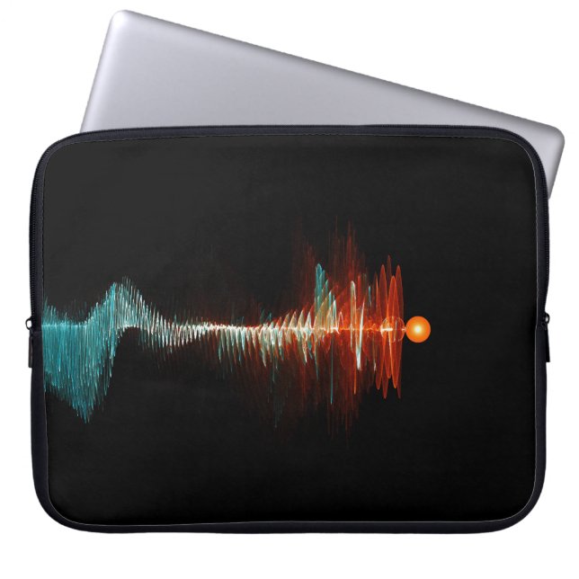 BruchwellenDualität Laptopschutzhülle (Vorderseite)