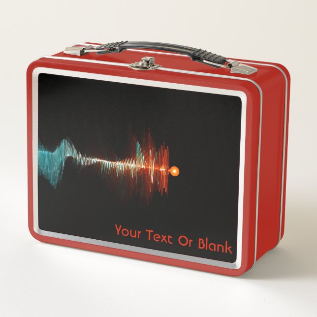 BruchwellenDualität Metall Brotdose (Vorderseite)