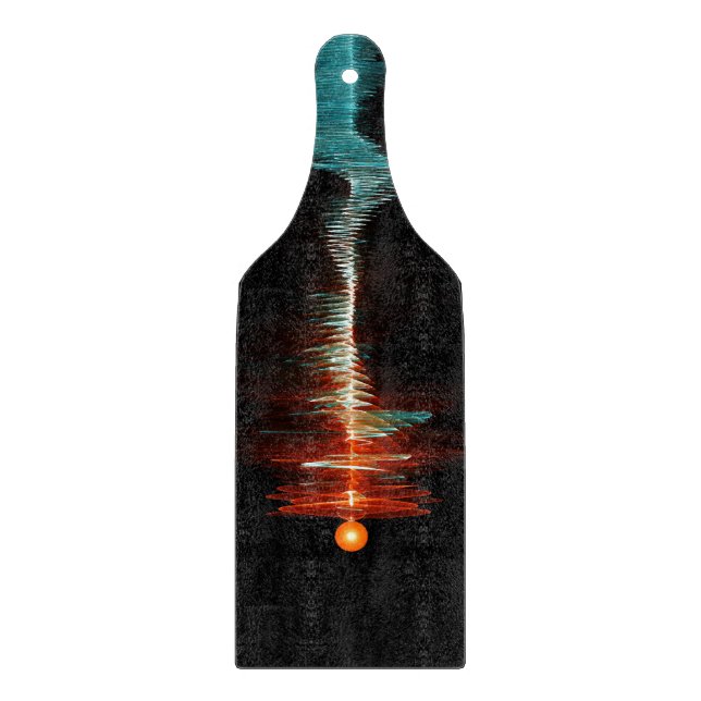 BruchwellenDualität Schneidebrett (Vorderseite)