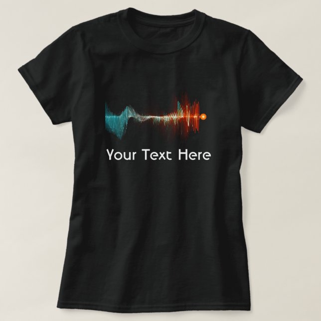 BruchwellenDualität T-Shirt (Design vorne)