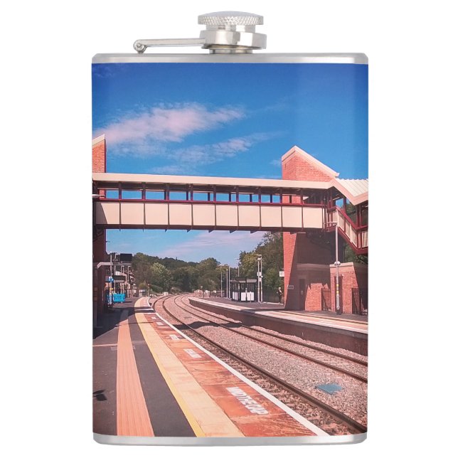 Brücke am Bahnhof Flachmann (Vorderseite)