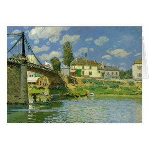 Brücke an Villeneuve La Garenne ~ Alfred Sisley