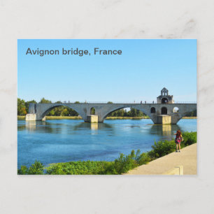 Brücke Avignon in Frankreich Postkarte