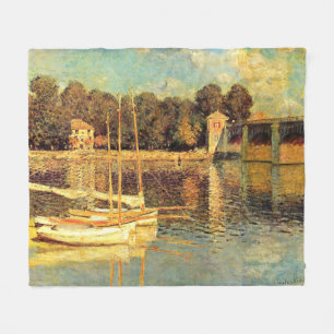 Brücke bei Argenteuil Claude Monet Fleecedecke
