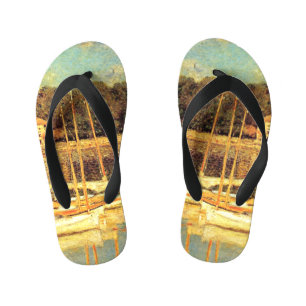 Brücke bei Argenteuil Claude Monet Kinderbadesandalen