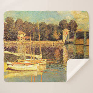 Brücke bei Argenteuil Claude Monet Sherpadecke