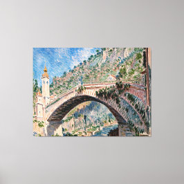 Brücke bei Dolceacqua Leinwanddruck