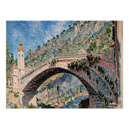 Brücke bei Dolceacqua Poster