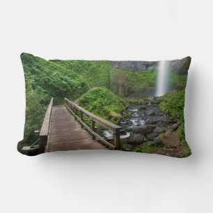 Brücke bei Latourell Falls, Columbia River Gorge, Lendenkissen