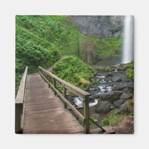 Brücke bei Latourell Falls, Columbia River Gorge, Magnet
