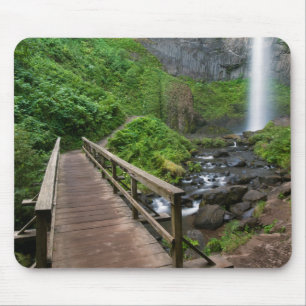 Brücke bei Latourell Falls, Columbia River Gorge, Mousepad