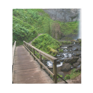 Brücke bei Latourell Falls, Columbia River Gorge, Notizblock
