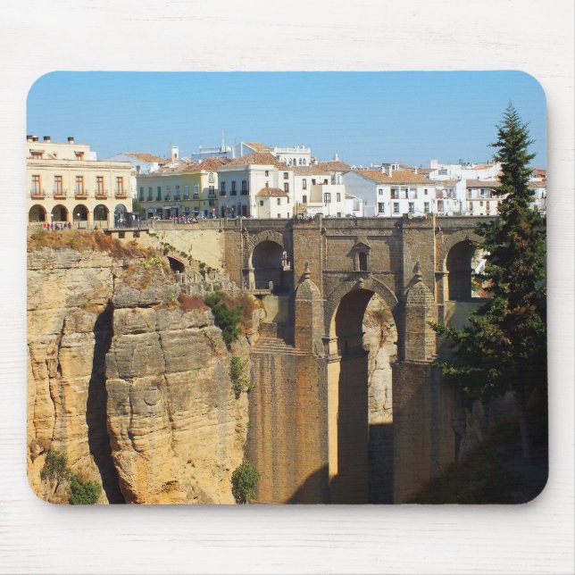 Brücke bei Ronda in Spanien Mousepad (Vorne)