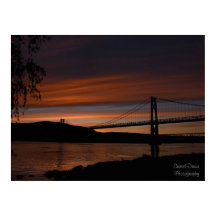 Brücke bei Sunset 2 Poster