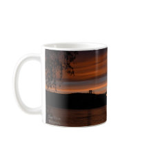 Brücke bei Sunset 2 Zwei-Tone-Kaffee-Tasse