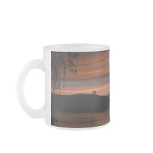 Brücke bei Sunset 2 Zwei-Tone-Kaffee-Tasse