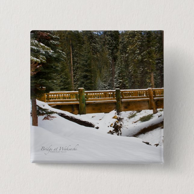 Brücke bei Wuksachi Button (Vorderseite)