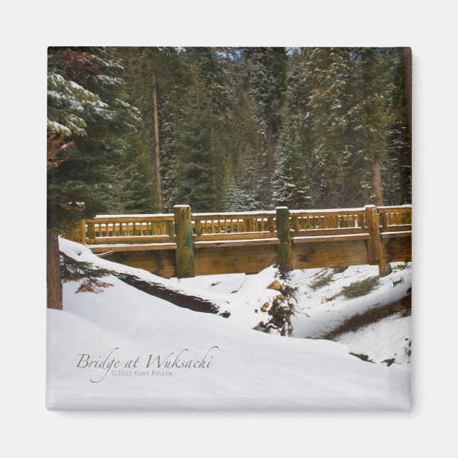 Brücke bei Wuksachi Magnet (Vorne)