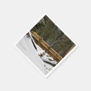 Brücke bei Wuksachi Serviette