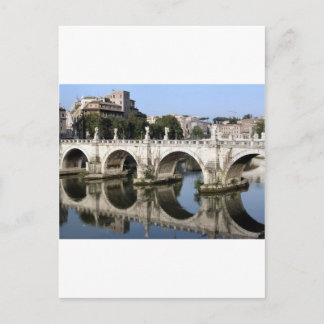 Brücke Castel st Angelo, Rom, Italien Postkarte