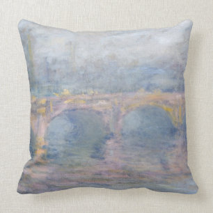 Brücke Claude Monets   Waterloo, London, am Kissen