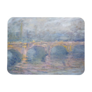 Brücke Claude Monets Waterloo, London, am Magnet