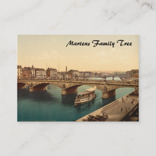 Brücke der Bögen, Liège, Belgien Visitenkarte