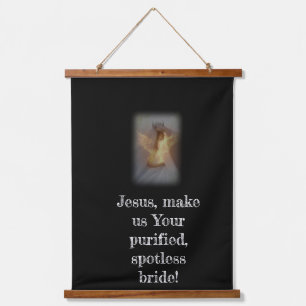 Brücke der Jesus-Tapestries Wandteppich Mit Holzrahmen