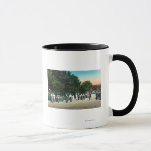 Brücke, die Landhaus EL Verano angrenzt Tasse