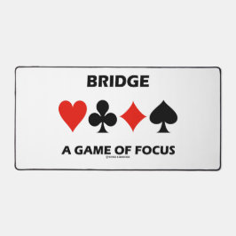 Brücke Ein Spiel Der Konzentration Duplicate Bridg Schreibtischunterlage