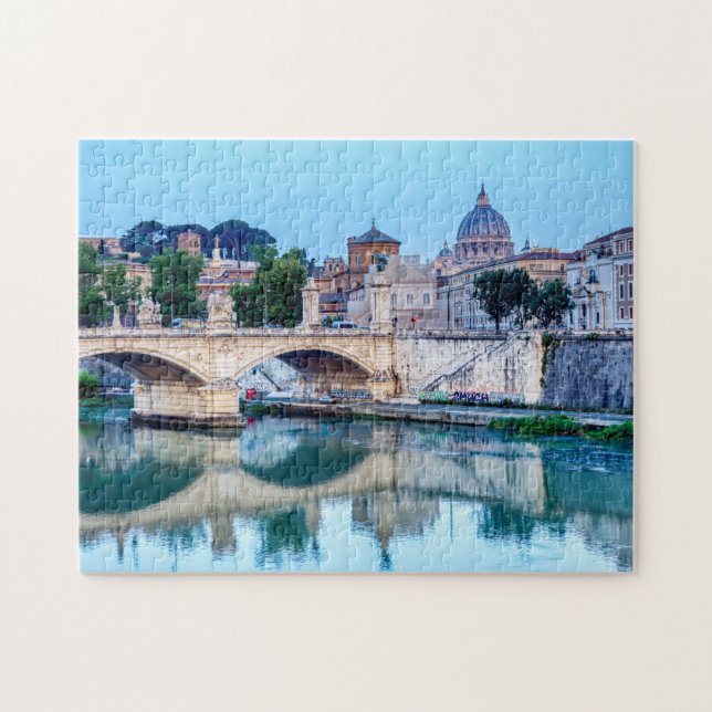 Brücke Emanuele II und Petersdom - Rom (Horizontal)