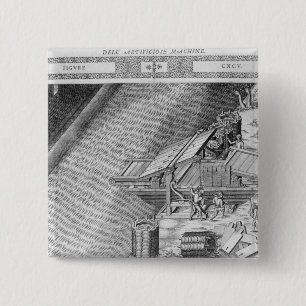 Brücke hergestellt in Form eines Bootes Button