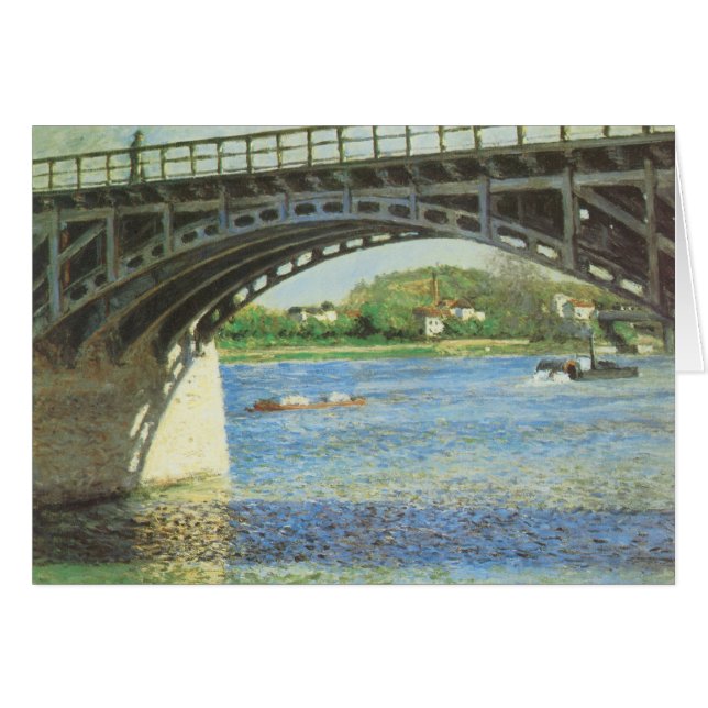 Brücke in Argenteuil bei Gustave Caillebotte (Vorderseite (Horizontal))
